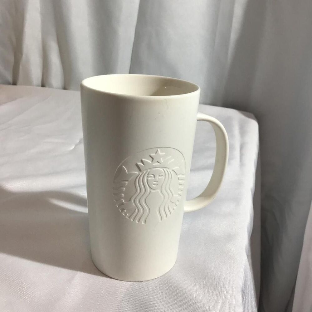Starbucks White 2014 collector mug